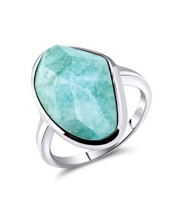 Amazonite Silver Rings NSR-2342